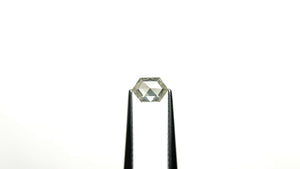 0.54ct 6.44x4.35x2.37mm Hexagon Rosecut 21879-21