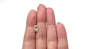 2.02ct 9.74x7.01x4.32mm VS2 M Champagne Oval Brilliant 27365-02