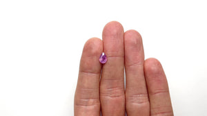 1.06ct 8.17x5.42x3.24mm Pear Brilliant Sapphire 23572-01
