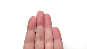 0.63ct 7.73x4.57x2.65mm VS2 C4 Geo Pear Step Cut 🇿🇦 27364-21