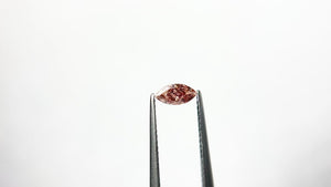 0.35ct 6.93x3.37x2.17mm SI1 Fancy Intense Orangy Pink Marquise Brilliant 🇦🇺 24149-01