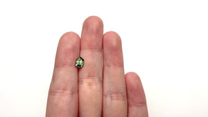 1.06ct 7.70x5.32x3.36mm Hexagon Step Cut Sapphire 27153-04