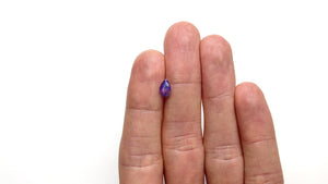 1.03ct 7.65x4.96x3.96mm Pear Brilliant Sapphire 23503-01