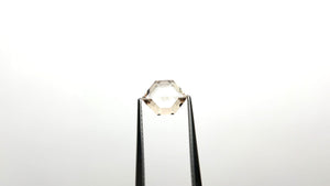 0.99ct 8.83x6.65x2.29mm Hexagon Double Cut Sapphire 20161-01