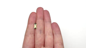 1.11ct 9.73x4.06x2.78mm Rectangle Step Cut Sapphire 27360-01