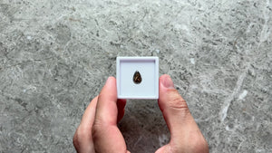 2.50ct 11.97x7.83x4.23mm GIA SI1 Fancy Yellow-Brown Pear Brilliant 🇦🇺 24110-01