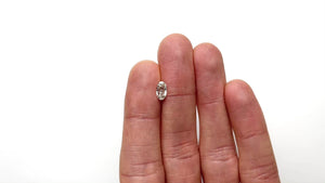 1.00ct 8.36x4.70x3.06mm GIA VVS1 L Geo Oval Step Cut 25787-01