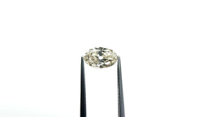 1.66ct 9.84x6.26x3.63mm GIA VS2 M Modern Antique Oval Brilliant 28039-01