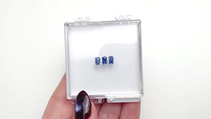 1.39cttw 3pc 5.5x3.5mm Cut Corner Rectangle Step Cut Sapphire 27725-01