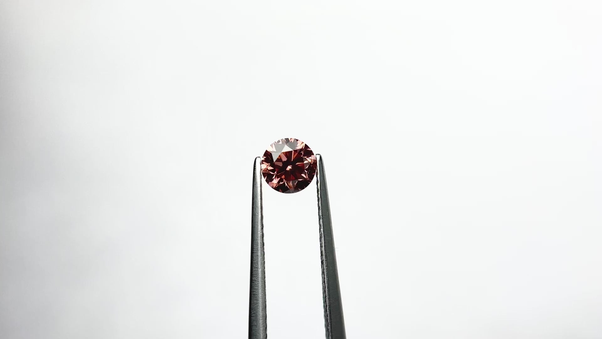 0.70ct 5.51x5.48x3.62 GIA SI1 Fancy Deep Orangy Pink Round Brilliant 🇦🇺 24147-01