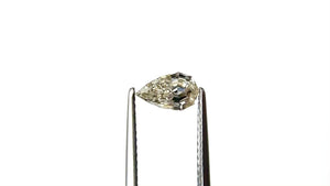 0.71ct 7.85x4.68x2.90mm VVS2 Q-R Geo Pear Step Cut 🇿🇦 27364-15