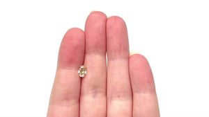 0.93ct 7.13x4.89x3.34mm VS1 C4 Modern Antique Old Mine Cut 27905-11