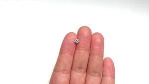0.48ct 4.92x4.95x3.08mm Fancy Grey Round Brilliant Cut 18968-13