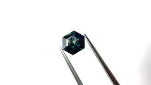 1.26ct 7.53x6.17x3.84mm Hexagon Brilliant Sapphire 23498-03