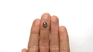 1.81ct 8.76x7.49x3.75mm Pear Rosecut 19604-13