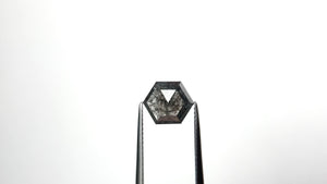 2.04ct 9.99x8.31x2.88mm Hexagon Rosecut 19069-28