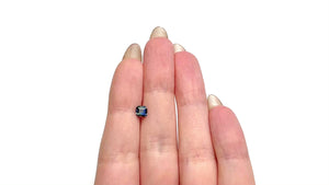 0.64ct 4.93x4.72x2.91mm Cut Corner Square Step Cut Sapphire 28232-01