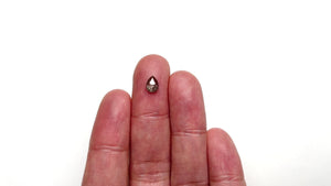 0.69ct 6.87x4.99x2.40mm Pear Rosecut 23189-08