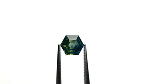1.63ct 7.46x6.24x4.34mm Hexagon Step Cut Sapphire 23441-05