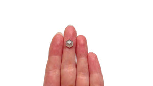 2.66ct 8.98x7.76x4.56mm Hexagon Step Cut 27231-01