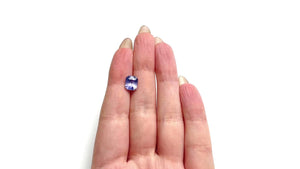 3.09ct 8.76x7.51x5.08mm Cut Corner Rectangle Brilliant Sapphire 28250-01