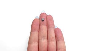 0.50ct 7.08x4.77x1.20mm Shield Portrait Cut Sapphire 27730-03