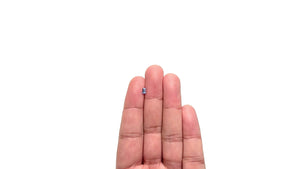 0.26ct 4.37x2.91x2.05mm Rectangle Step Cut Sapphire 25171-09
