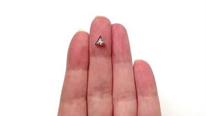 0.97ct 6.64x7.61x3.19mm Triangle Rosecut 27225-12