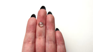 1.28ct 8.02x7.99x2.29mm Round Rosecut Sapphire 27718-02