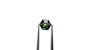 2.36ct 8.54x7.38x4.95mm Hexagon Step Cut Sapphire 25385-01
