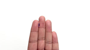 0.33ct 7.74x2.52x1..53mm Baguette Step Cut Sapphire 23777-04