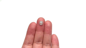 1.26ct 7.71x5.83x3.05mm Shield Rosecut 22344-11