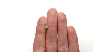1.01ct 8.70x5.24x3.27mm VS2 C4 Geo Pear Step Cut 27082-10