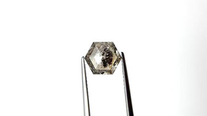 2.84ct 9.11x7.87x4.80mm Hexagon Rosecut 27550-03