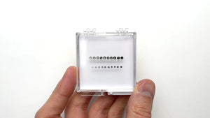 1.06cttw 20pc Ombre Round Rosecut Melee Parcel SPRDRC-01