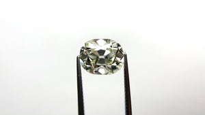 4.25ct 10.85x8.85x6.14mm GIA SI1 O-P Antique Old Mine Cut 26550-01