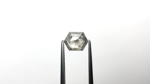 1.27ct 8.08x6.18x2.81mm Hexagon Rosecut 25450-08
