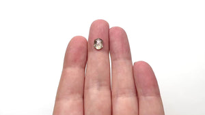 1.30ct 8.55x6.34x2.81mm Hexagon Rosecut 27223-23