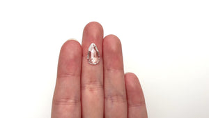3.33ct 15.13x8.69x3.22mm GIA SI1 E Pear Rosecut 19157-01