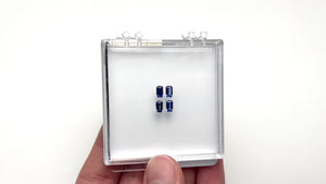 1.20cttw 4pc 5x3mm Cut Corner Rectangle Step Cut Sapphires 27729-01