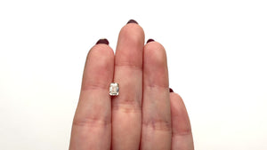 1.02ct 6.40x4.76x3.35mm VS1 Q-R Cut Corner Rectangle Step Cut 27376-10