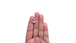 8.11ct 12.85x10.05x7.78mm Oval Brilliant Sapphire 25338-01