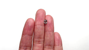 0.88ct 6.89x5.01x3.06mm Oval Double Cut 23834-53