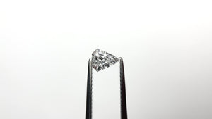 0.57ct 6.13x5.16x2.97mm SI2 D Shield Step Cut 19438-37