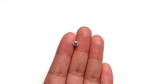 0.60ct 5.14x5.12x3.50mm Fancy Grey Round Brilliant 18968-17