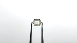 0.84ct 7.53x5.44x2.30mm Hexagon Rosecut 23176-10