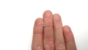0.46ct 7.56x3.84x2.16mm VS2 F Geo Marquise Step Cut 19438-40