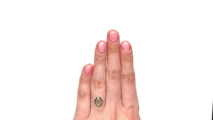1.72ct 9.08x9.29x2.10mm Hexagon Portrait Cut Sapphire 23089-02
