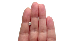 0.78ct 7.65x4.87x2.90mm Geo Pear Step Cut 🇨🇦 26969-01