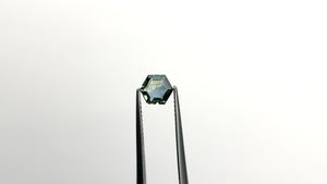 1.21ct 6.88x6.03x3.21mm Hexagon Step Cut Sapphire 23088-08
